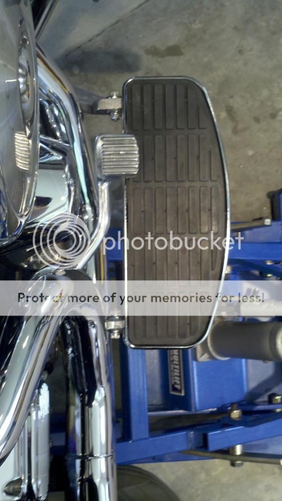 FXR floor boards w/OEM mid range brake pedal pictorial VTwin Forum